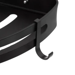 5five Étagère de douche d'angle stick adhésif, Noir