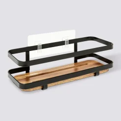 5five Étagère de douche rectangle, Acacia