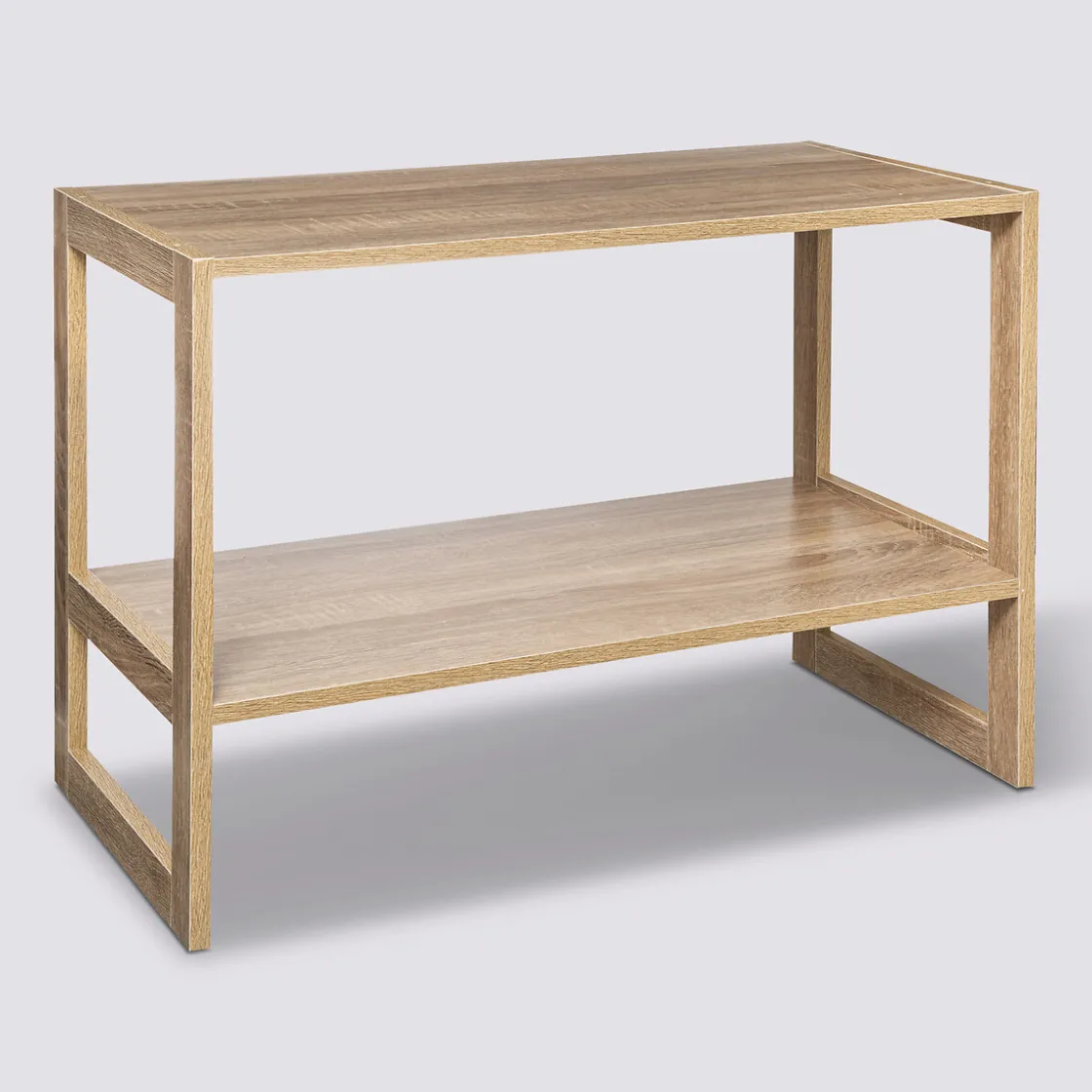 5five Étagère empilable 2 cases, Effet bois naturel