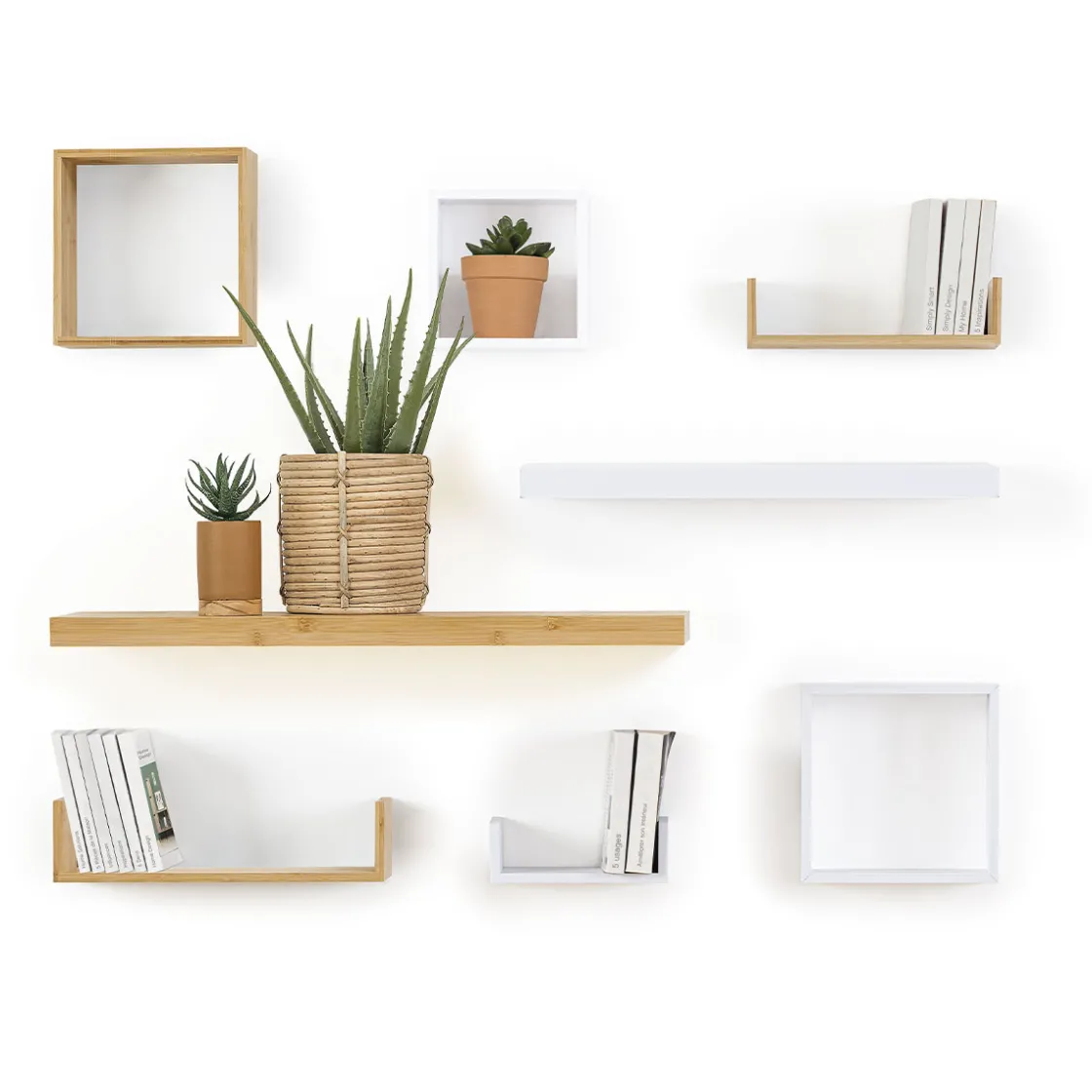 5five Étagère murale 60cm, Blanc