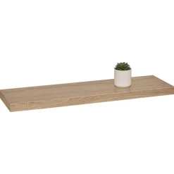 5five Étagère murale 80cm, Effet bois naturel