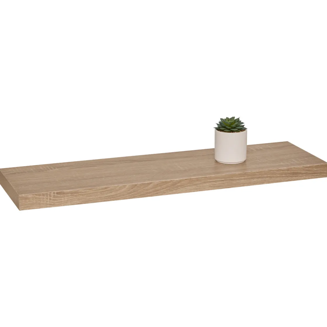 5five Étagère murale 80cm, Effet bois naturel