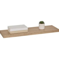 5five Étagère murale 80cm, Effet bois naturel