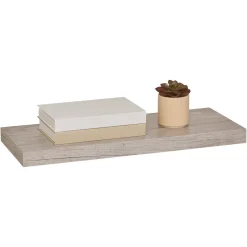 5five Étagère murale 60cm, Effet chêne gris