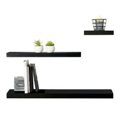 5five Étagère murale 23,5cm, Noir