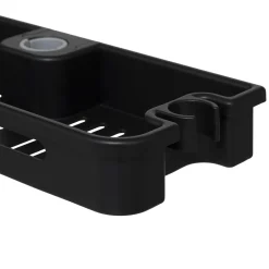 5five Étagère pour colonne de douche, Noir