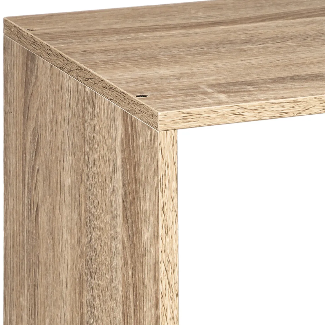 5five Étagère rectangulaire haut, Effet chêne naturel