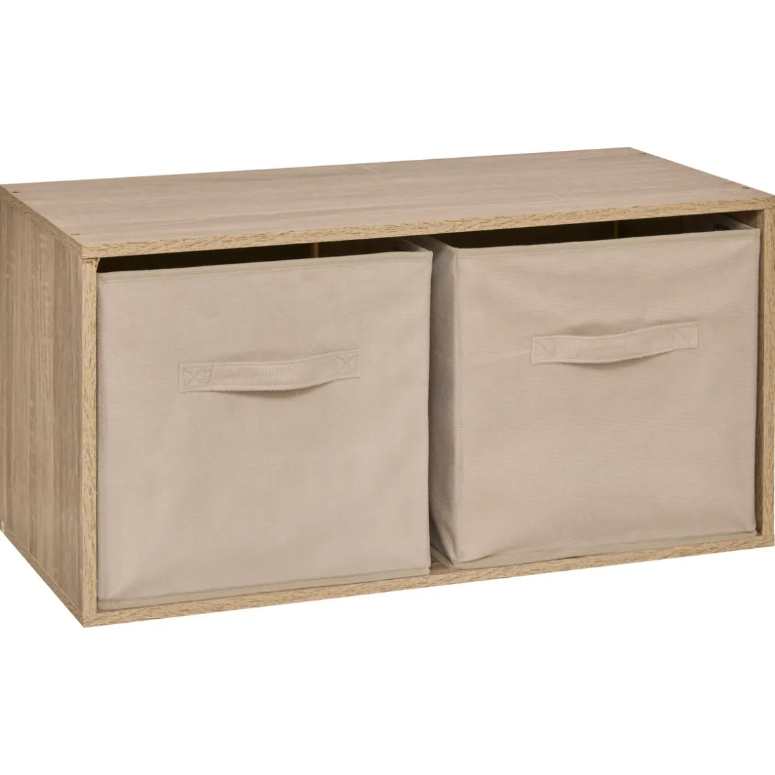 5five Étagère rectangulaire haut, Effet chêne naturel