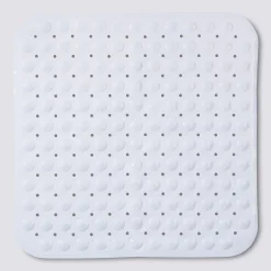 5five Tapis anti-dérapant 50x50cm, Blanc