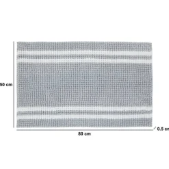 5five Tapis de bain, l.80 cm, Gris