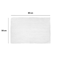 5five Tapis de bain 50x80 cm, Blanc