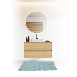 5five Tapis de bain 50x75 cm, Bleu artic