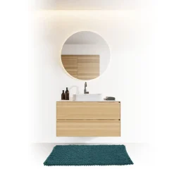 5five Tapis de bain 50x75 cm, Bleu pétrole