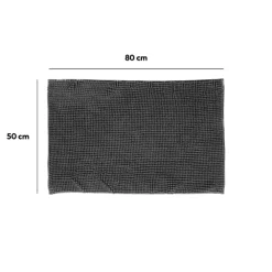 5five Tapis de bain 50x80 cm, Gris anthracite