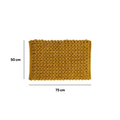 5five Tapis de bain 50x75 cm, Jaune moutarde