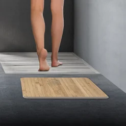 5five Tapis diatomite 35x45cm, Effet bambou