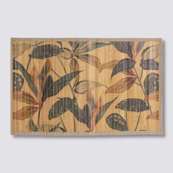 5five Tapis latte bambou 50x80 cm, Multicolore