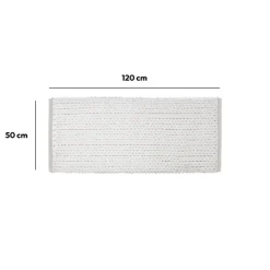 5five Tapis 120x50 cm, Blanc