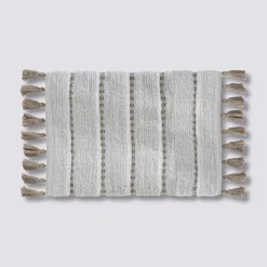 5five Tapis 50x75 cm, Blanc, Taupe