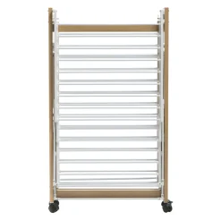 5five Étendoir à linge 4 roues 27m