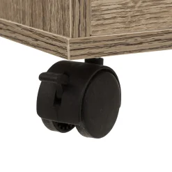 5five Tour 3 portes à roulettes, Effet bois