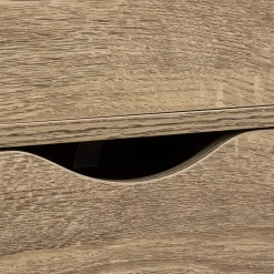 5five Tour 3 portes à roulettes, Effet bois