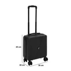 5five Valise 8 roues, 36x45 cm, Noir