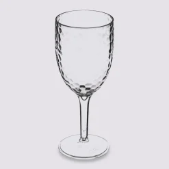 5five Verre à vin martelé, Transparent