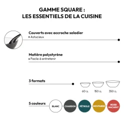 5five Verre 500ml, Jaune moutarde